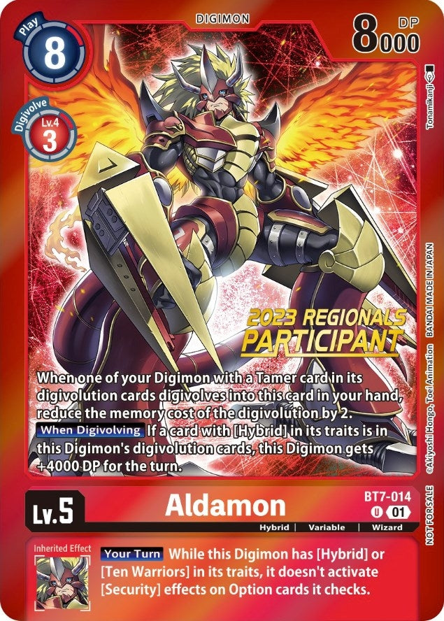 Image for Aldamon (2023 Regionals Participant) [Next Adventure]