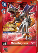 Image for MetalGreymon - BT1-021 (2023 Regionals Champion) [Release Special Booster]