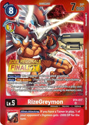 Image for RizeGreymon (2023 Regionals Finalist) [Great Legend]