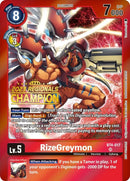 Image for RizeGreymon (2023 Regionals Champion) [Great Legend]