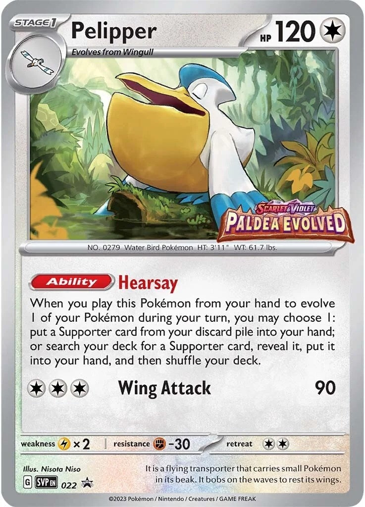 Pelipper 022 Prerelease (022) [SVP]