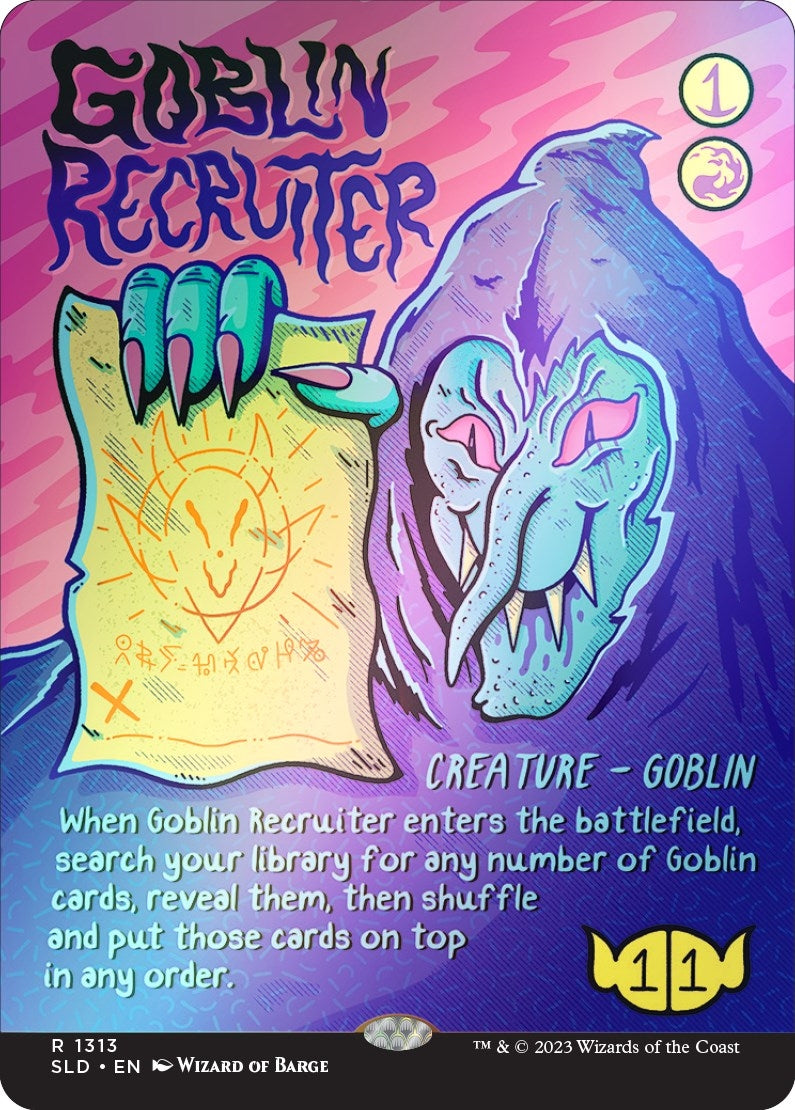 Goblin Recruiter Rainbow Foil (1313) [SLD]