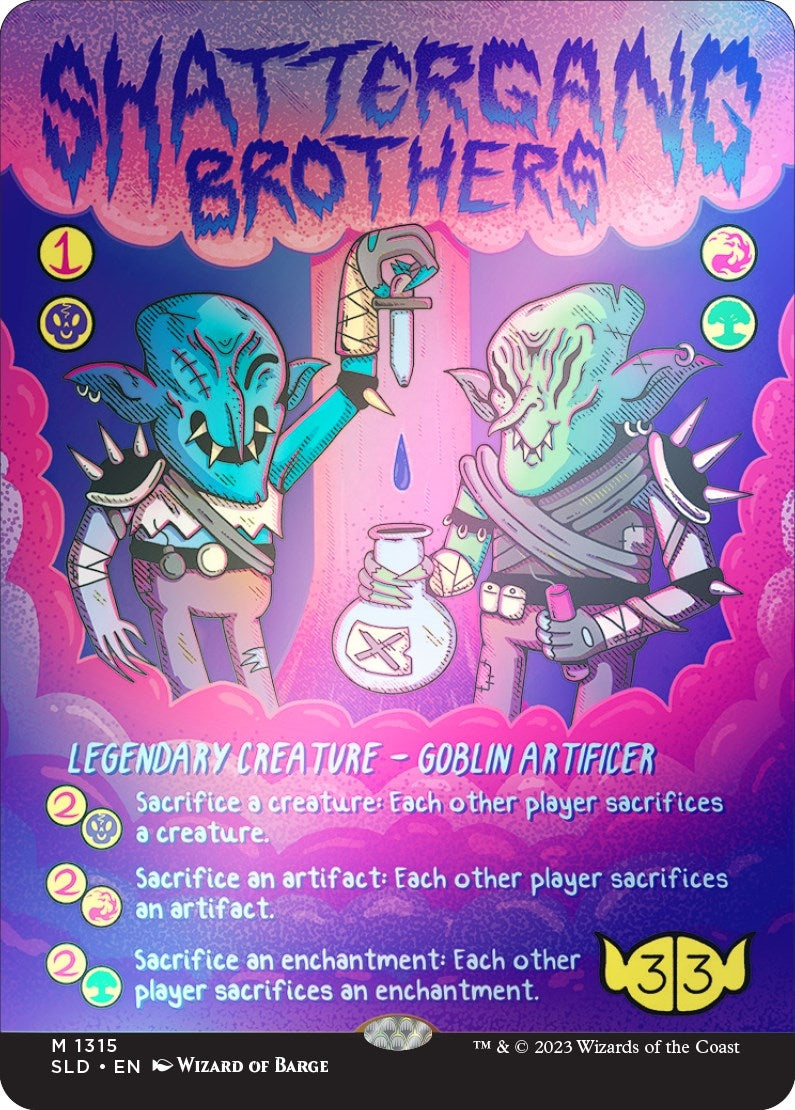 Shattergang Brothers Rainbow Foil (1315) [SLD]