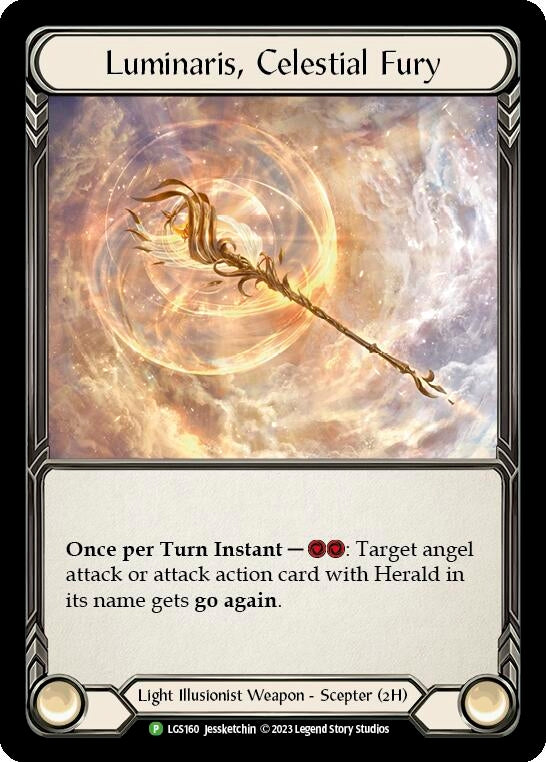 Image for Luminaris, Celestial Fury - LGS160 [Flesh and Blood: Promo Cards]