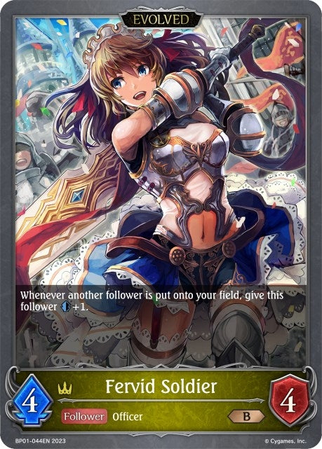 Fervid Soldier Evolved (BP01-044EN) [BP01]
