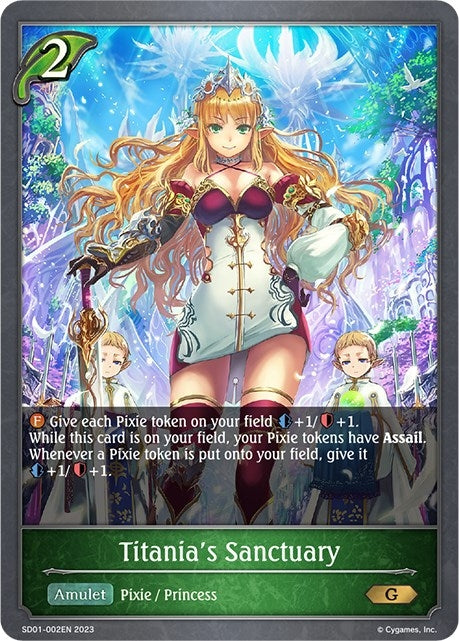Titanias Sanctuary (SD01-002EN) [SD01]