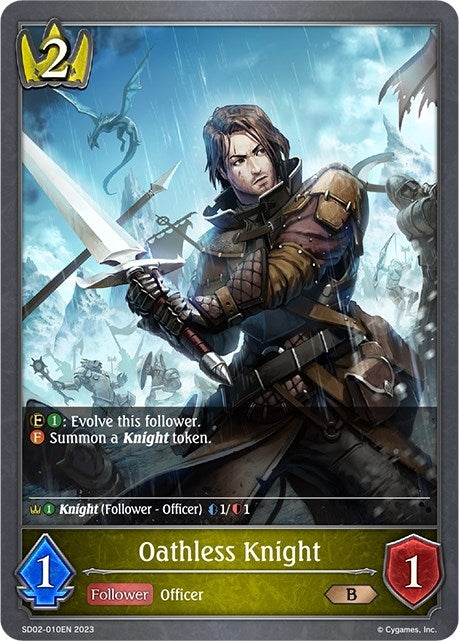Oathless Knight (SD02-010EN) [SD02]