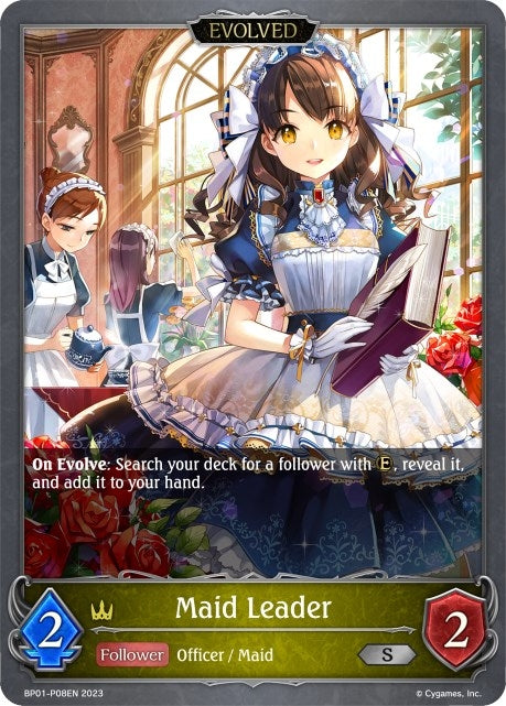 Maid Leader Evolved P08EN Foil (BP01-P08EN) [BP01]