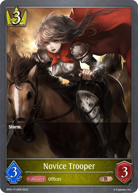 Novice Trooper P10EN Foil (BP01-P10EN) [BP01]