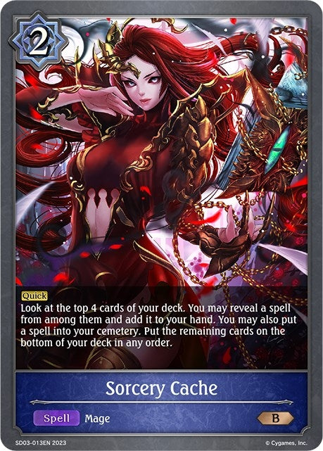 Sorcery Cache (SD03-013EN) [SD03]
