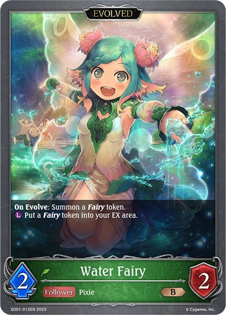 Water Fairy Evolved (SD01-012EN) [SD01]
