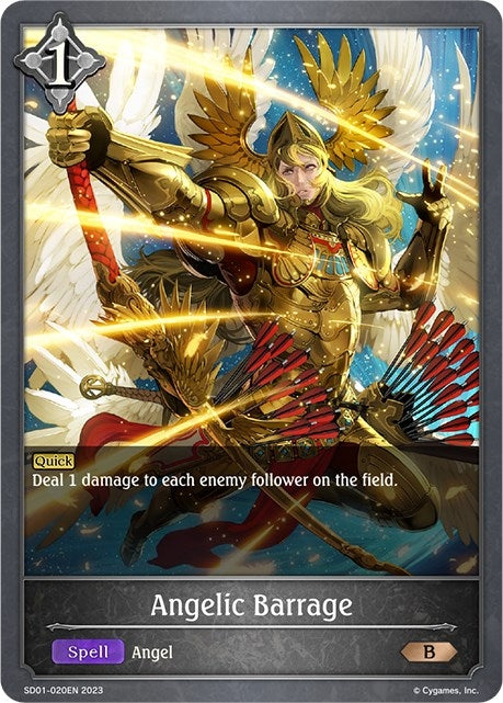 Angelic Barrage (SD01-020EN) [SD01]