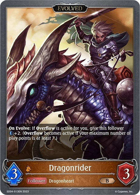 Dragonrider Evolved (SD04-013EN) [SD04]