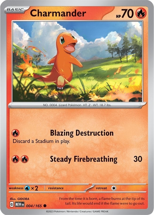 Charmander 004 165 (004/165) [MEW]