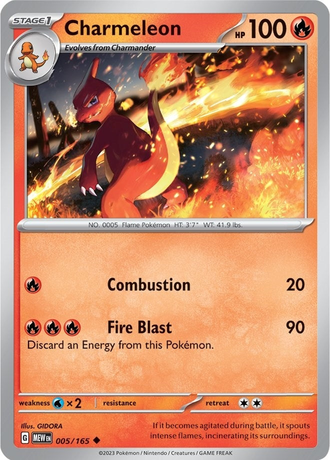 Charmeleon 005 165 (005/165) [MEW]