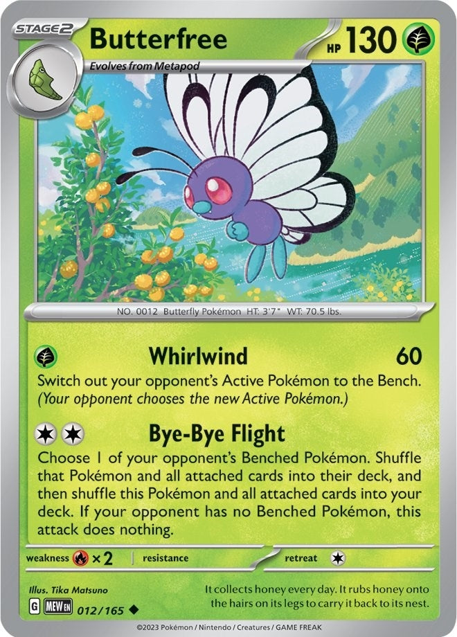 Butterfree (012/165) [MEW]