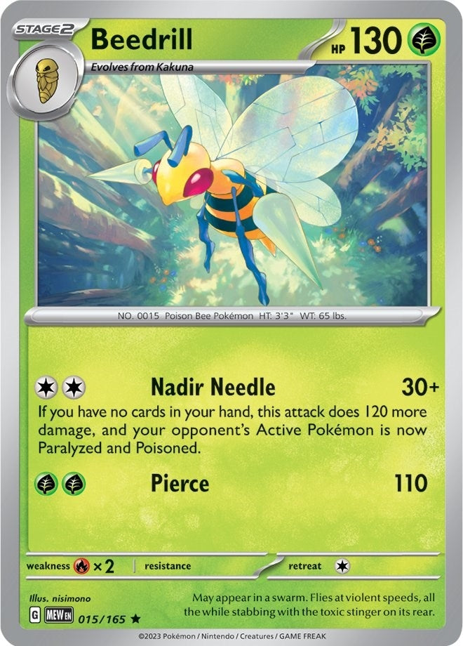 Beedrill (015/165) [MEW]