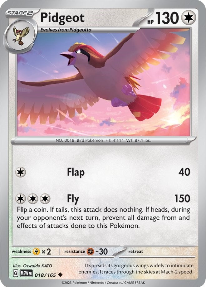 Pidgeot (018/165) [MEW]