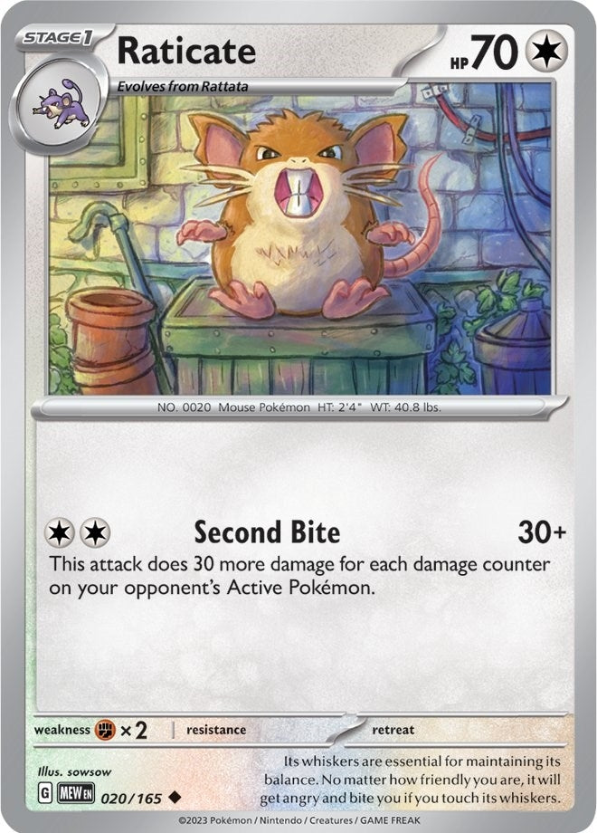 Raticate (020/165) [MEW]