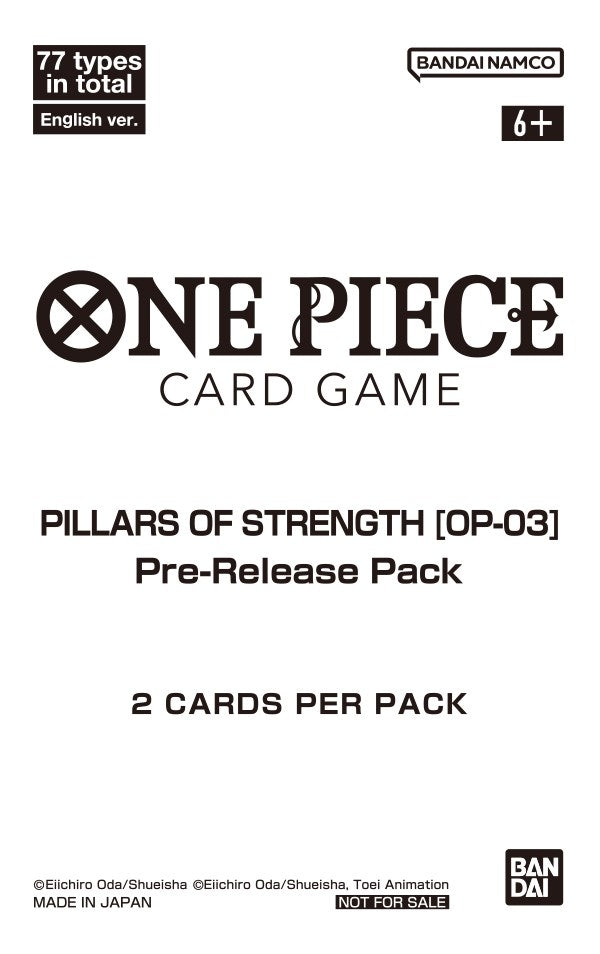 Pillars of Strength Pre Release Pack [OP03 PRE]