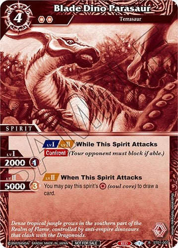 Blade Dino Parasaur Event Pack Vol 2 (ST01-007) [LEP]