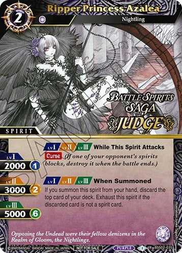 Ripper Princess Azales Judge Pack Vol 2 (BSS02-035) [BSSP]