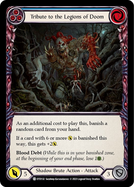 Image for Tribute to the Legions of Doom (Blue) [Dusk till Dawn]
