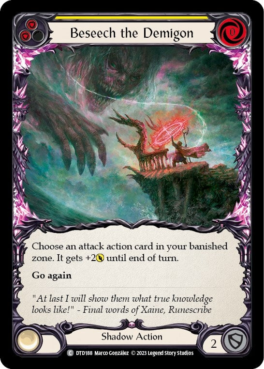 Image for Beseech the Demigon (Yellow) [Dusk till Dawn]