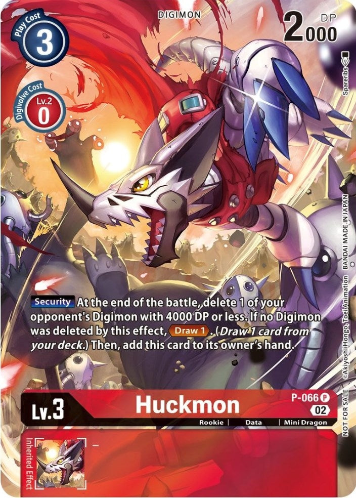 Image for Huckmon - P-066 (Official Tournament Pack Vol.10) [Digimon Promotion Cards]