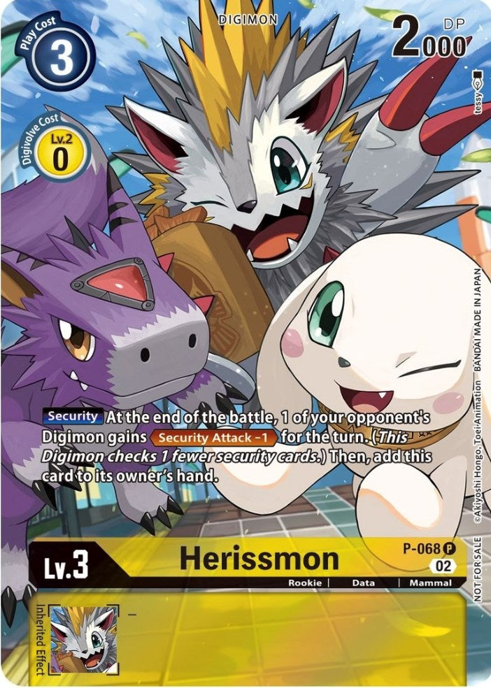 Image for Herissmon - P-068 (Official Tournament Pack Vol.10) [Digimon Promotion Cards]