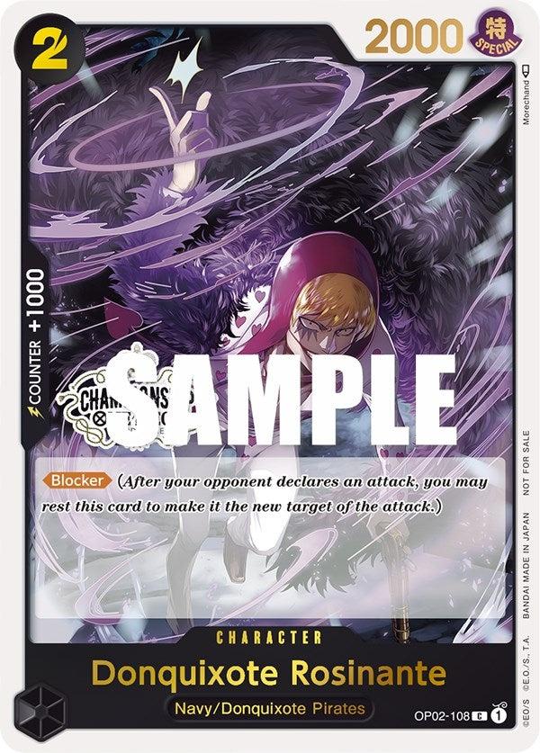 Donquixote Rosinante Store Championship Participation Pack (OP02-108) [OP-PR]