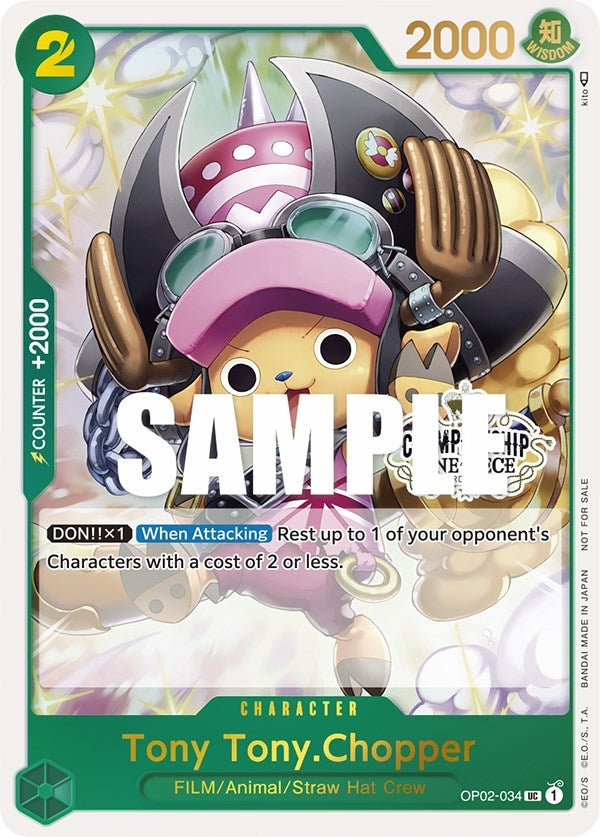 Tony TonyChopper Store Championship Participation Pack (OP02-034) [OP-PR]