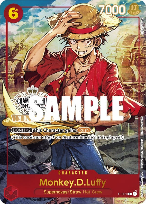 MonkeyDLuffy Store Championship Trophy Card (P-001) [OP-PR]