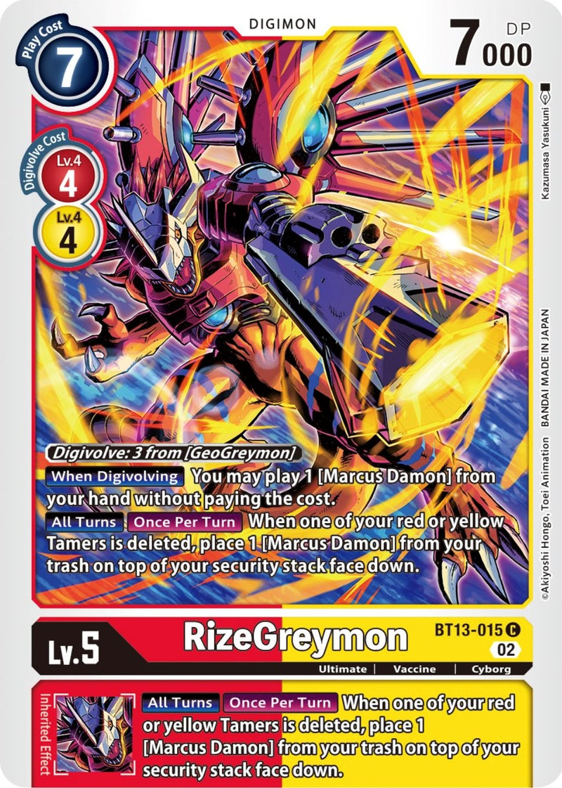 Image for RizeGreymon [Versus Royal Knights]