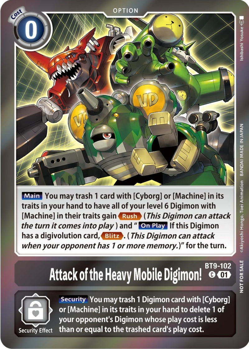 Image for Attack of the Heavy Mobile Digimon! (Event Pack 5) [X Record]