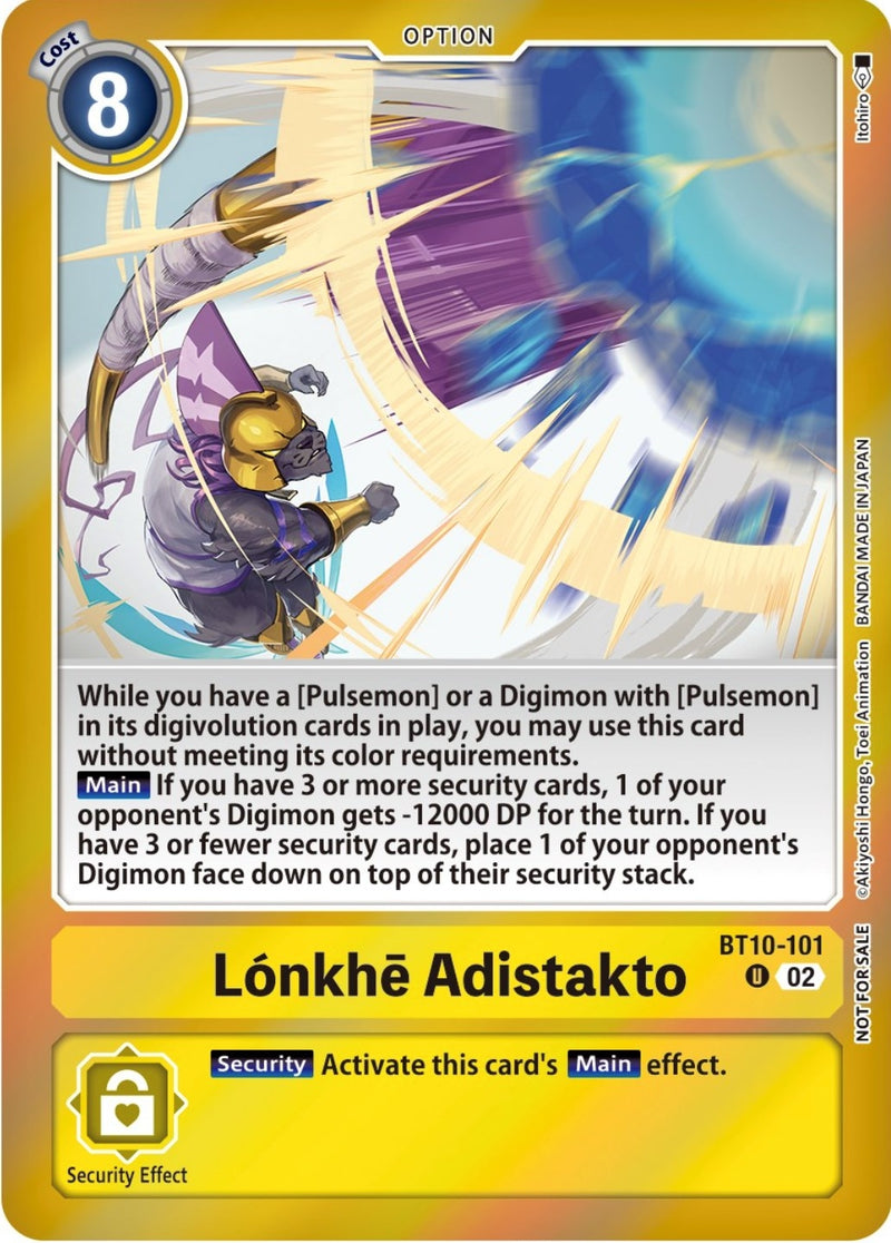 Image for Lonkhe Adistakto (Event Pack 5) [Xros Encounter]