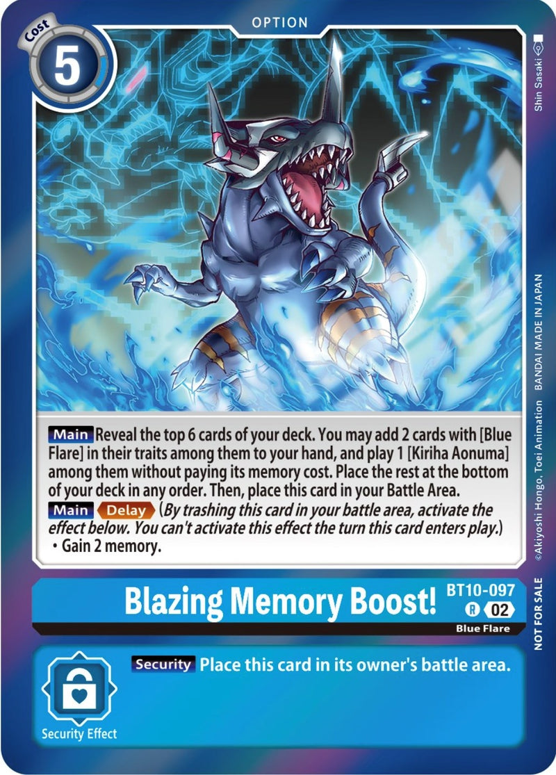Image for Blazing Memory Boost! (Event Pack 5) [Xros Encounter]
