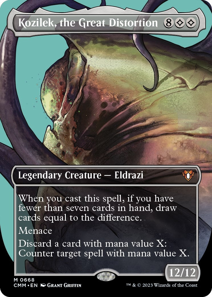 Kozilek the Great Distortion Borderless (668) [CMM]