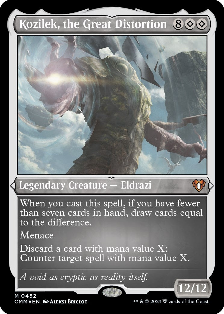 Kozilek the Great Distortion Foil Etched (452) [CMM]