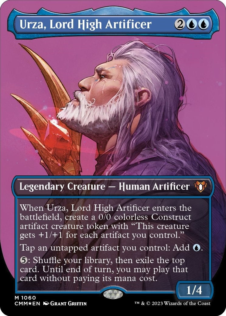 Urza Lord High Artificer Textured Foil (1060) [CMM]
