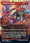 Disrupt Decorum (Borderless Alternate Art) [Commander Masters]