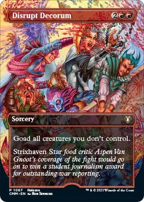 Disrupt Decorum (Borderless Alternate Art) [Commander Masters]