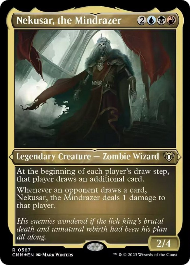 Nekusar the Mindrazer Foil Etched (587) [CMM]