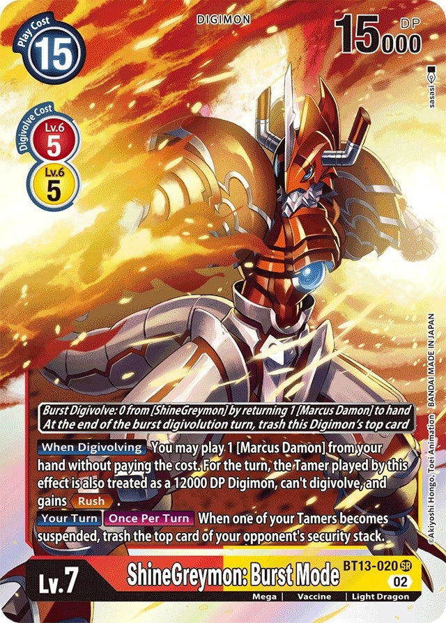 Image for ShineGreymon: Burst Mode [Versus Royal Knights]