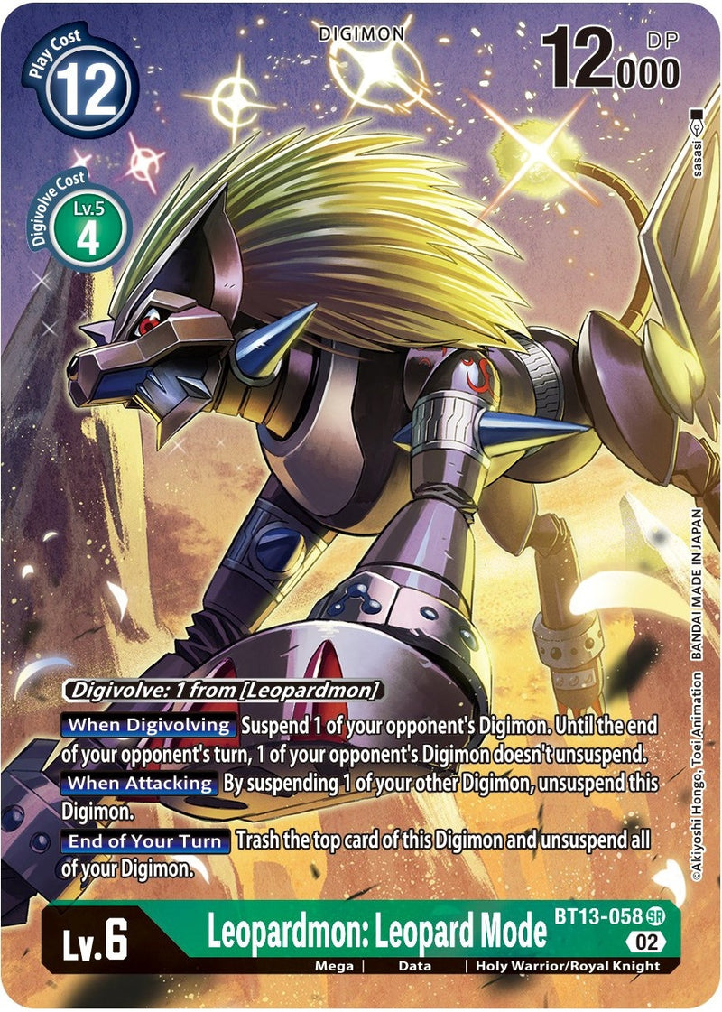 Image for Leopardmon: Leopard Mode (Alternate Art) [Versus Royal Knights]
