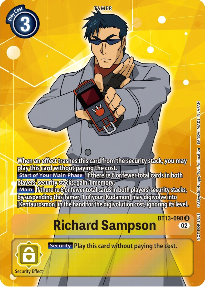 Image for Richard Sampson (Box Topper) [Versus Royal Knights]