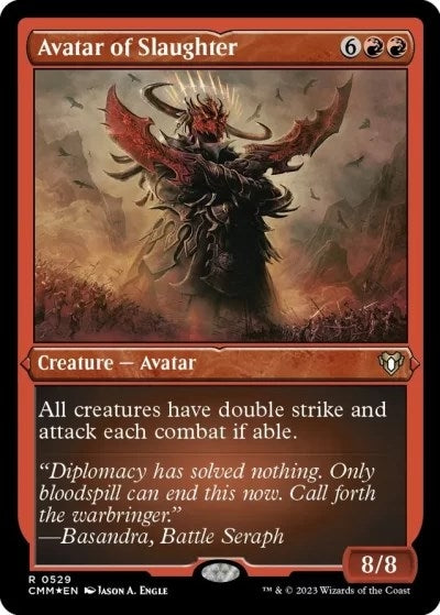 Avatar of Slaughter Foil Etched (529) [CMM]