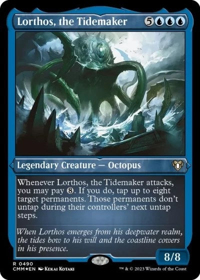 Lorthos the Tidemaker Foil Etched (490) [CMM]