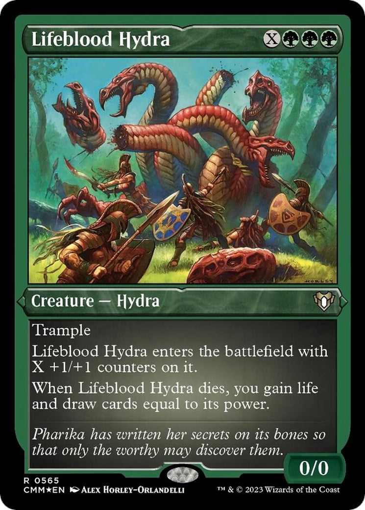 Lifeblood Hydra Foil Etched (565) [CMM]