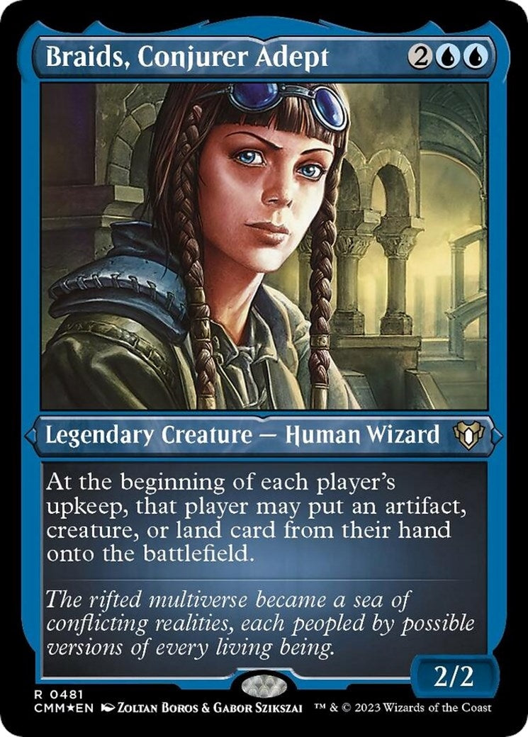 Braids Conjurer Adept Foil Etched (481) [CMM]